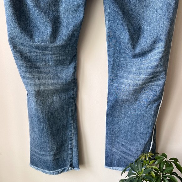 Gently Worn Distressed Dear John Erin Slim Straight HIGHDRIVE Jeans - Picture 10 of 16